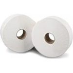 Mini Jumbo White Toilet Tissue  – 2 ply