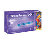 Aurelia Transform 100 Ice Blue Nitrile Powder Free Gloves