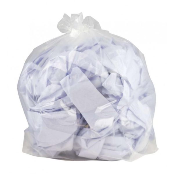 Clear Recycled Sack Heavy Duty - 180g